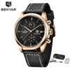 Leather Gold Black