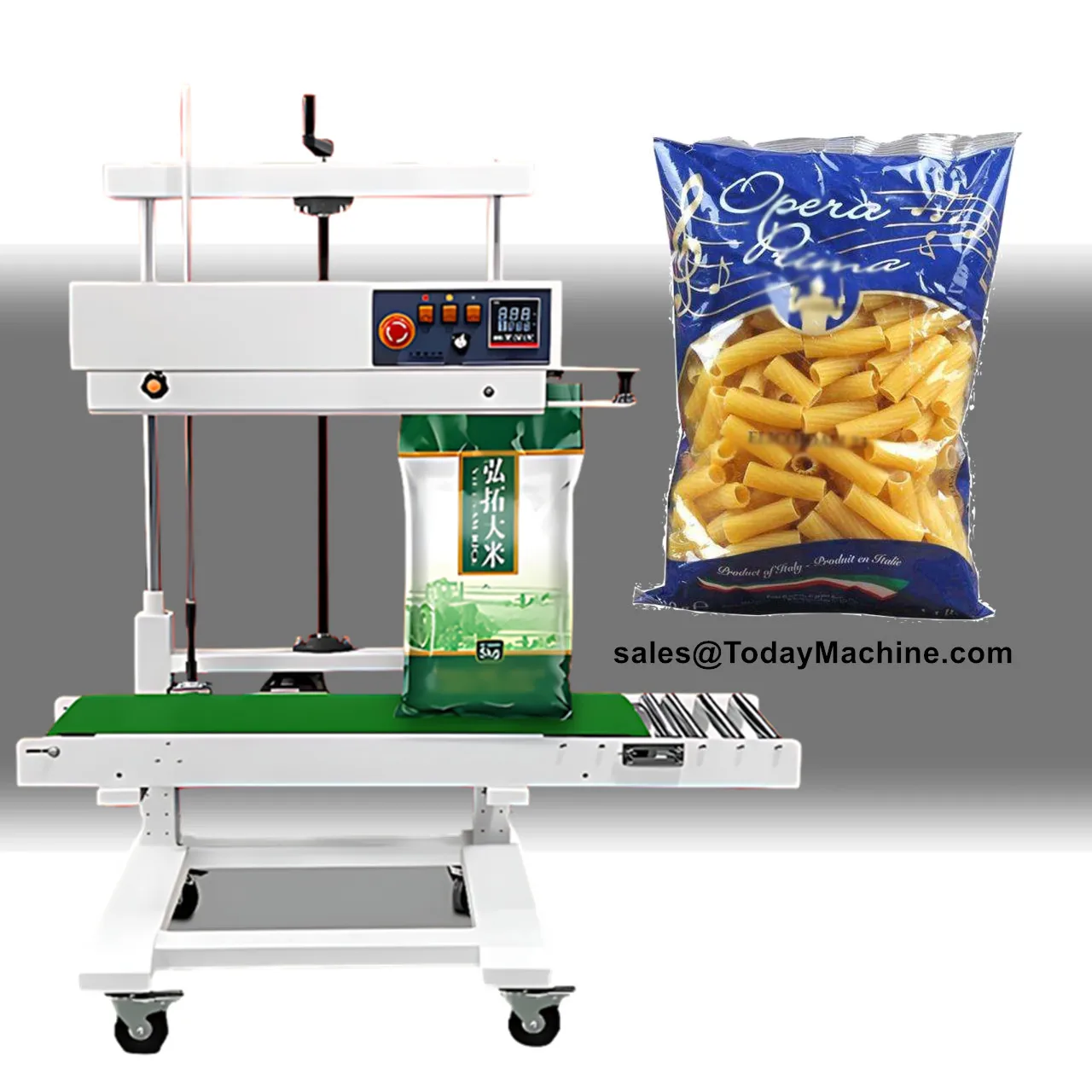 Snack Food Pouch Plastic Bags Band Sealer