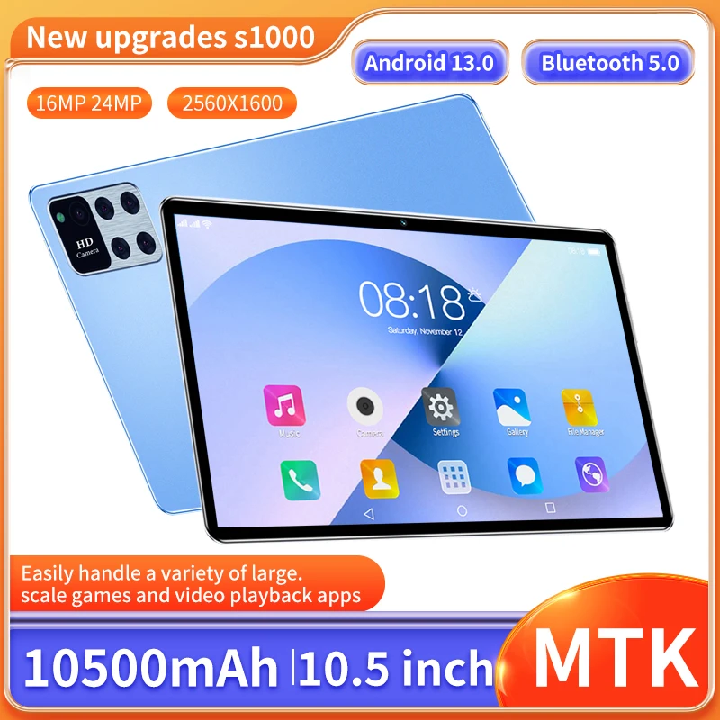 Teclast Pro 2023 Octa Core 10.1 Inch Tablet 2560×1600 16GB RAM 1TB ROM Android 13 5G Network Dual Wifi 10500mAh Latest Global