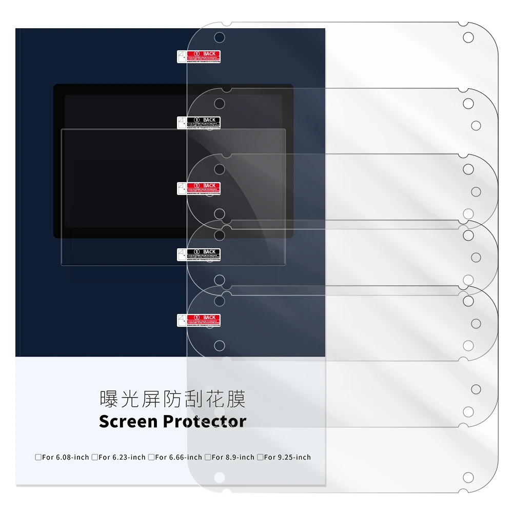 3D Printer Accessory 5pcs 6.6inch Screen Protector Film for Anycubic Photon Mono 2 LCD 3D Printer