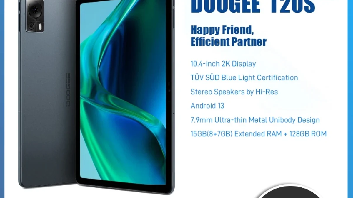 DOOGEE T20S 10.4Inch Tablet PC 8GB RAM+128GB ROM 2K Display 4G Tablet  7500mAh Battery 13MP Main Camera Global Version Android 13 : Gearbest