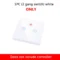 2 gang Switch White