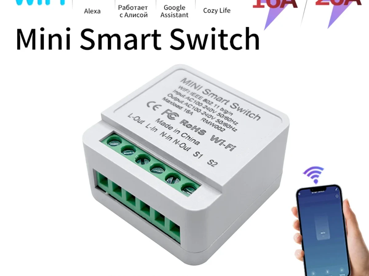 WiFi Smart Switch CozyLife APP Wireless Controller Universal Breaker Timer  Smart Life Work With LED Light Switch Alexa Accessori - AliExpress