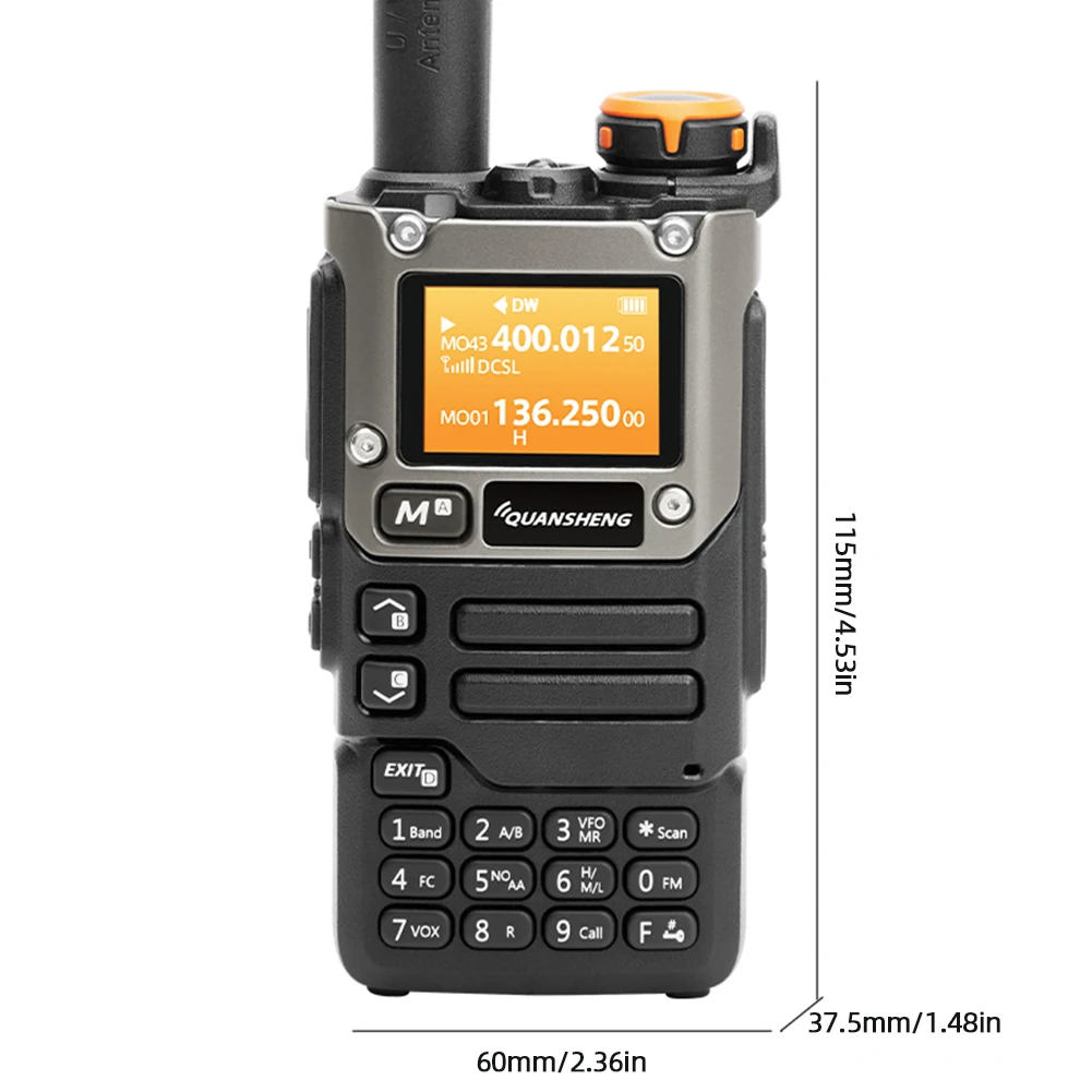 Radio émetteur-récepteur Portable Sporty's A300 (bande Air VHF) - Testé Fonctionnel
