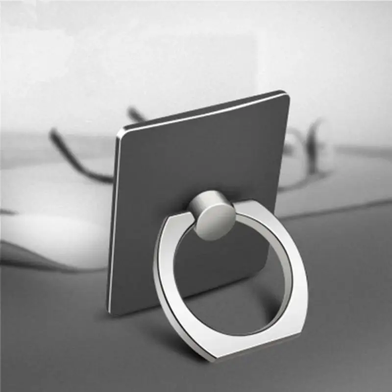1PC Universal Mobile Phone Ring Stand Multi-functional Rotate 360 Degrees Cellphone Bracket Car Phone Stand 4 Optional Colors