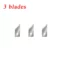 3 blades