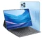 Blue+Protect case +Keyboard