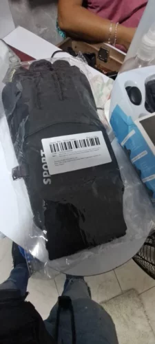 Black Winter Warm Full Fingers Waterproof Cycling Outdoor Sports Running Motorcycle Ski Touch Screen Fleece Gloves photo review