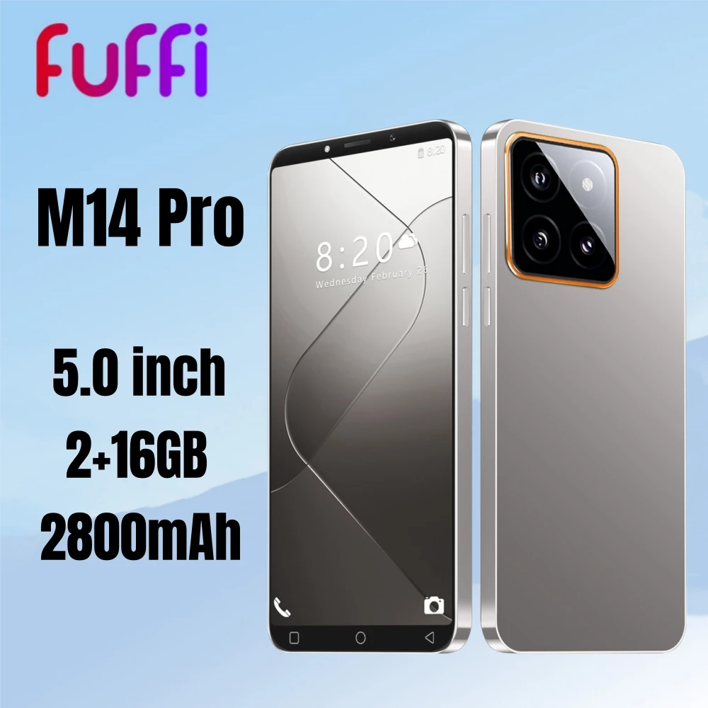 FUFFI-M14 Pro,Smartphone Android,5.0 inch,16GB ROM 2GB RAM,2800mAh Battrey,Mini Phone,Google Play Store,Mobile phones,Cellphones