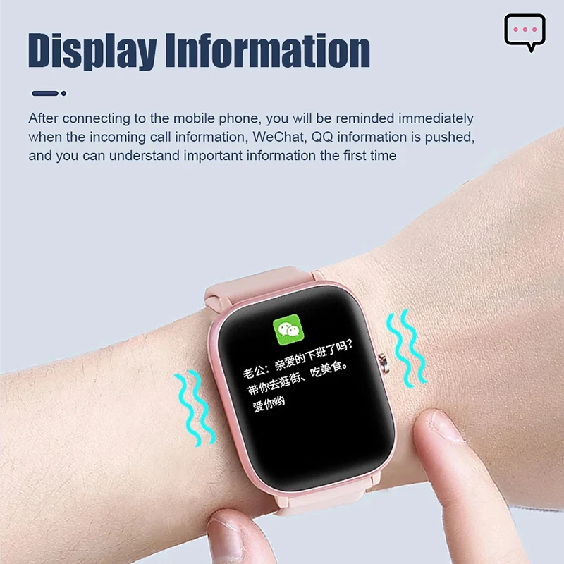 For Xiaomi Samsung Huawei Android Phone Color Screen Full Touch Custom Dial Smart Watch Women Bluetooth Call SmartWatch Men New - Image 4