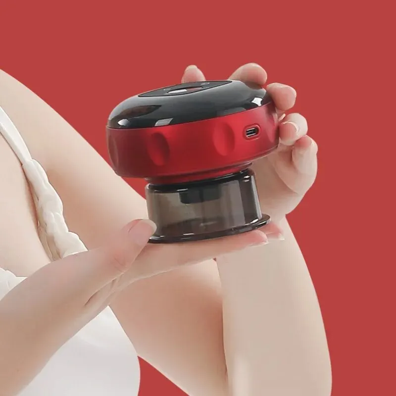 Intelligent Heating Electric Scraping Instrument Health Cupping Cupper Suction Walking Jar Beauty Massage Instrument Breathing