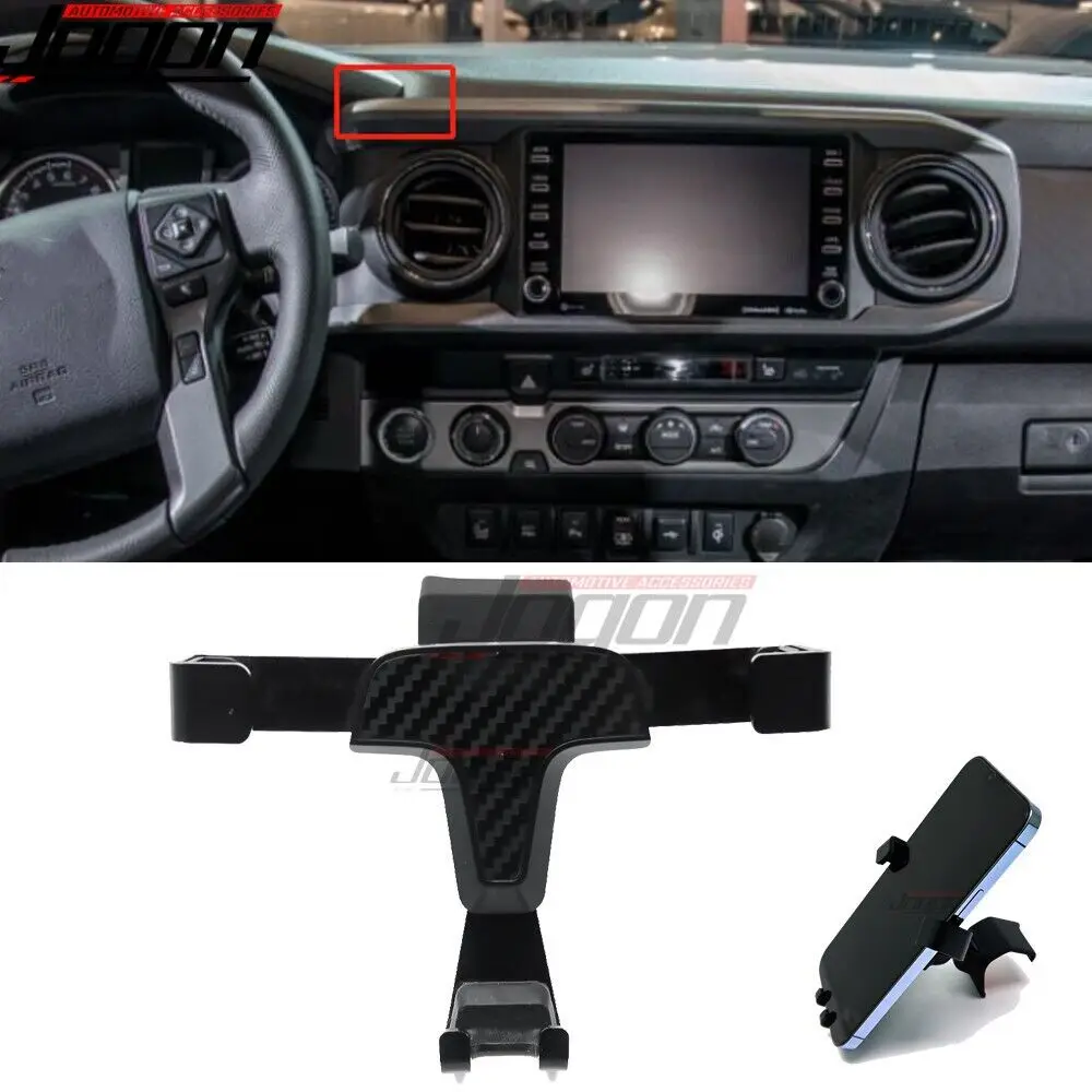 Mobile Phone Holder For Toyota Tacoma TRD Sport SR5 2016-2022 GPS Cell Phone Holder Dashboard Mount Stand Interior Accessories