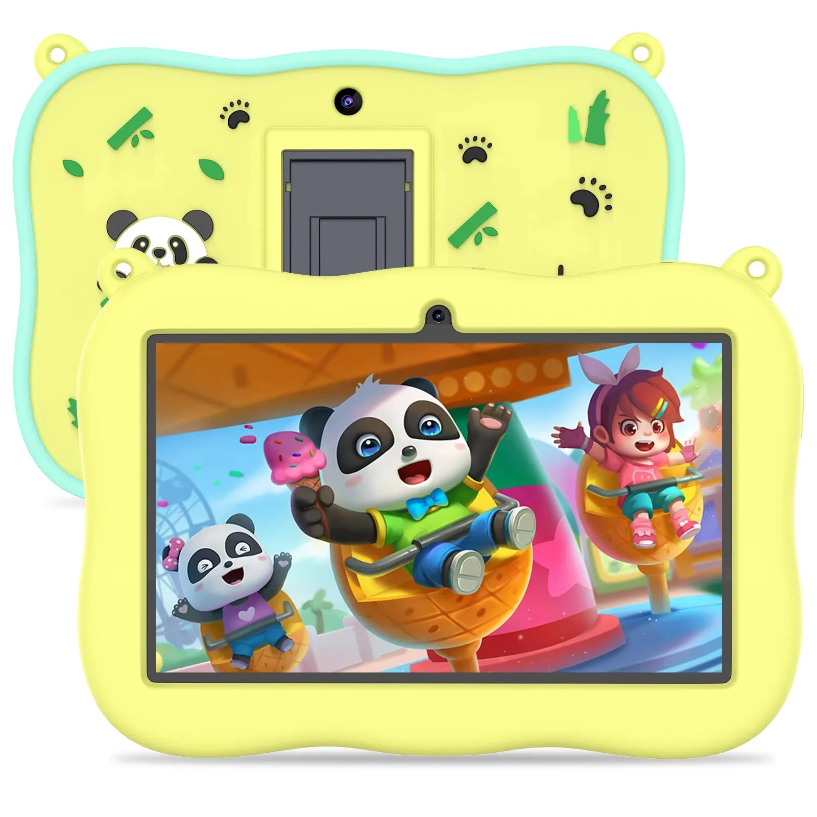 PRITOM Kids Tablet 7 Inch Android 11 32 GB RAM WiFi Bluetooth Educational Software Installed with Shockproof Case