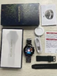 2023 New ECG Pulse Physiotherapy Smart Watch Men Full Touch Screen Blood Sugar Blood Lipid Bluetooth Call Smartwatch Sport Clock photo review