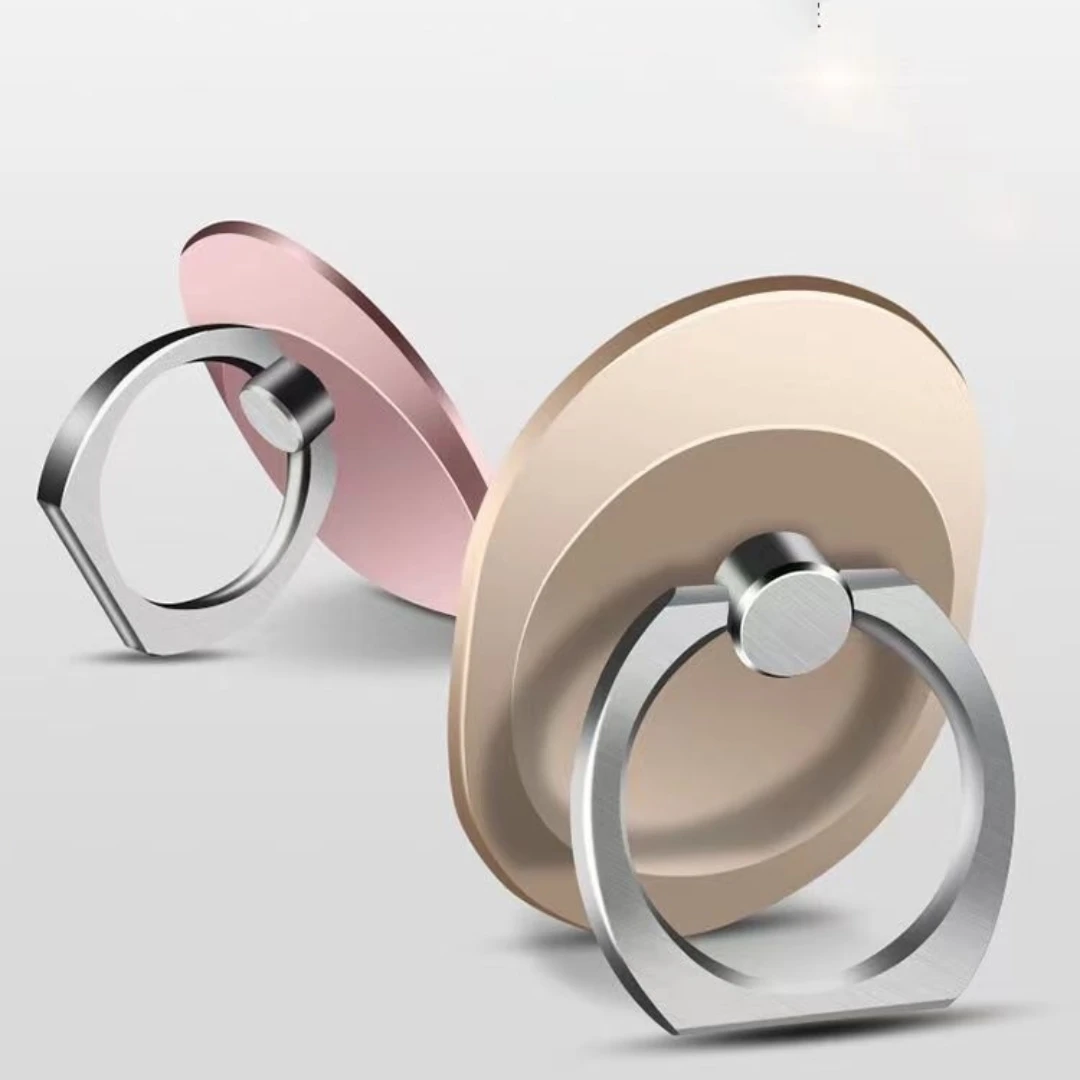 The oval 360 degree rotating phone holder can be applied to any phone and phone case