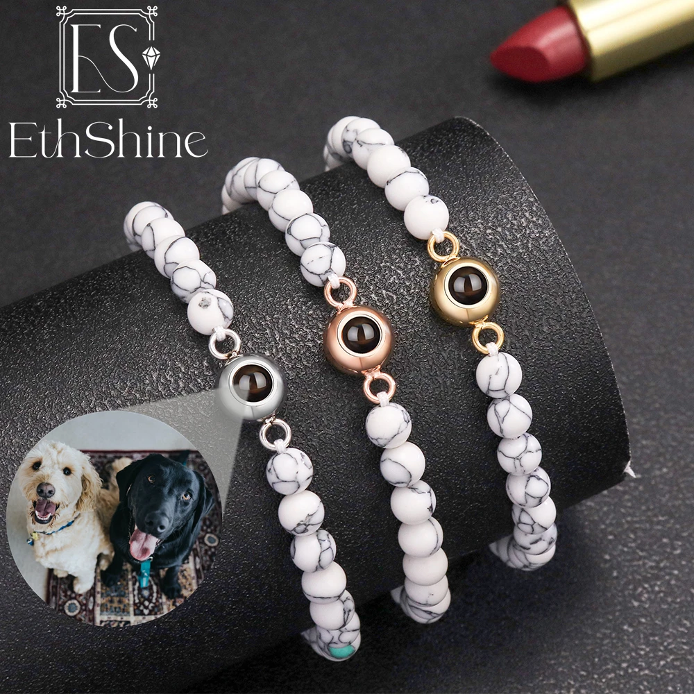 Top Stainless steel Photo Projection Bracelet Couples For Girlfriend Boyfriend 2023 Custom Jewelry Birthday Lover Romantic Gift