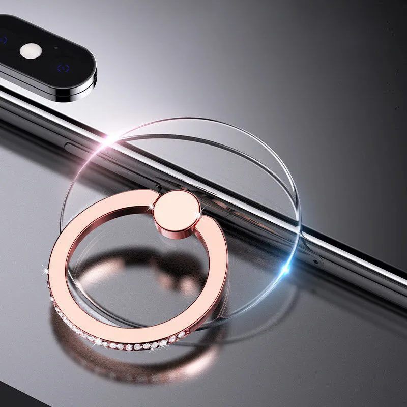 Transparent Phone Ring Buckle Desktop Bracket for Men and Women with Personalized Ultra-thin and Strong Adhesion for IPhone 15
