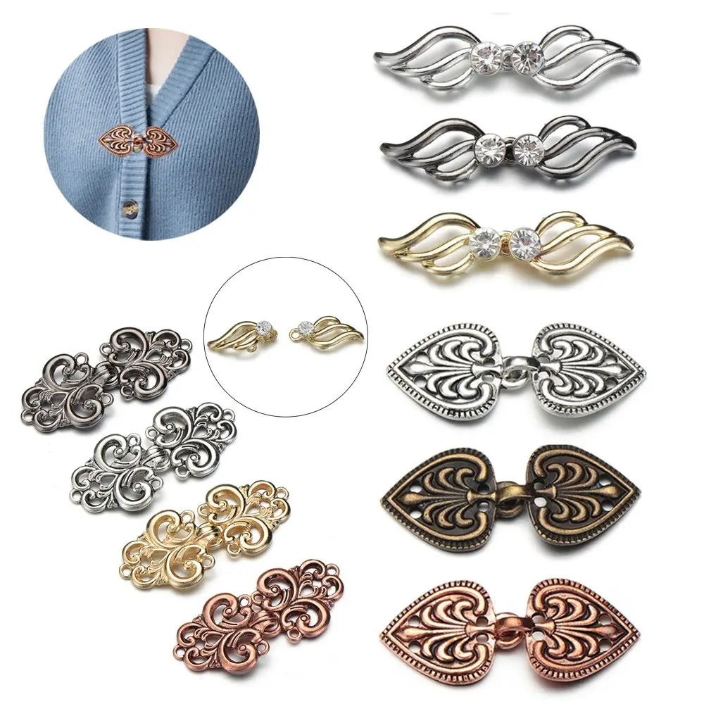 1Pc Women Vintage Cardigan Clip Sweater Blouse Shawl Clips Shirt Collar Retro Duck Clip Clasps Shawl Brooch Charm Jewelry Gift