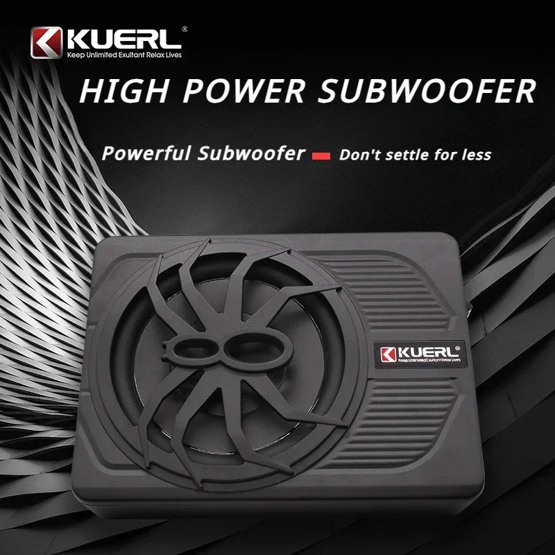 Car Audio Modification 10 Inch Active RMS 120w High-power Pure Bass Can Be Under The Seat Ultra-thin Subwoofer