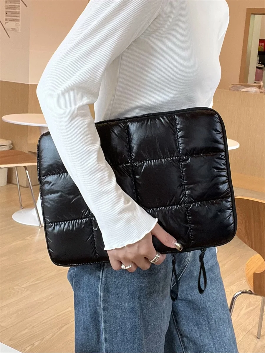 Down Jackets hickened Soft Laptop Sleeve Bag For Ipad 11 Macbook Air pro13/14/15/15.6/16 Inch Xiaomi Hp Puffer Sleeve Case Cover