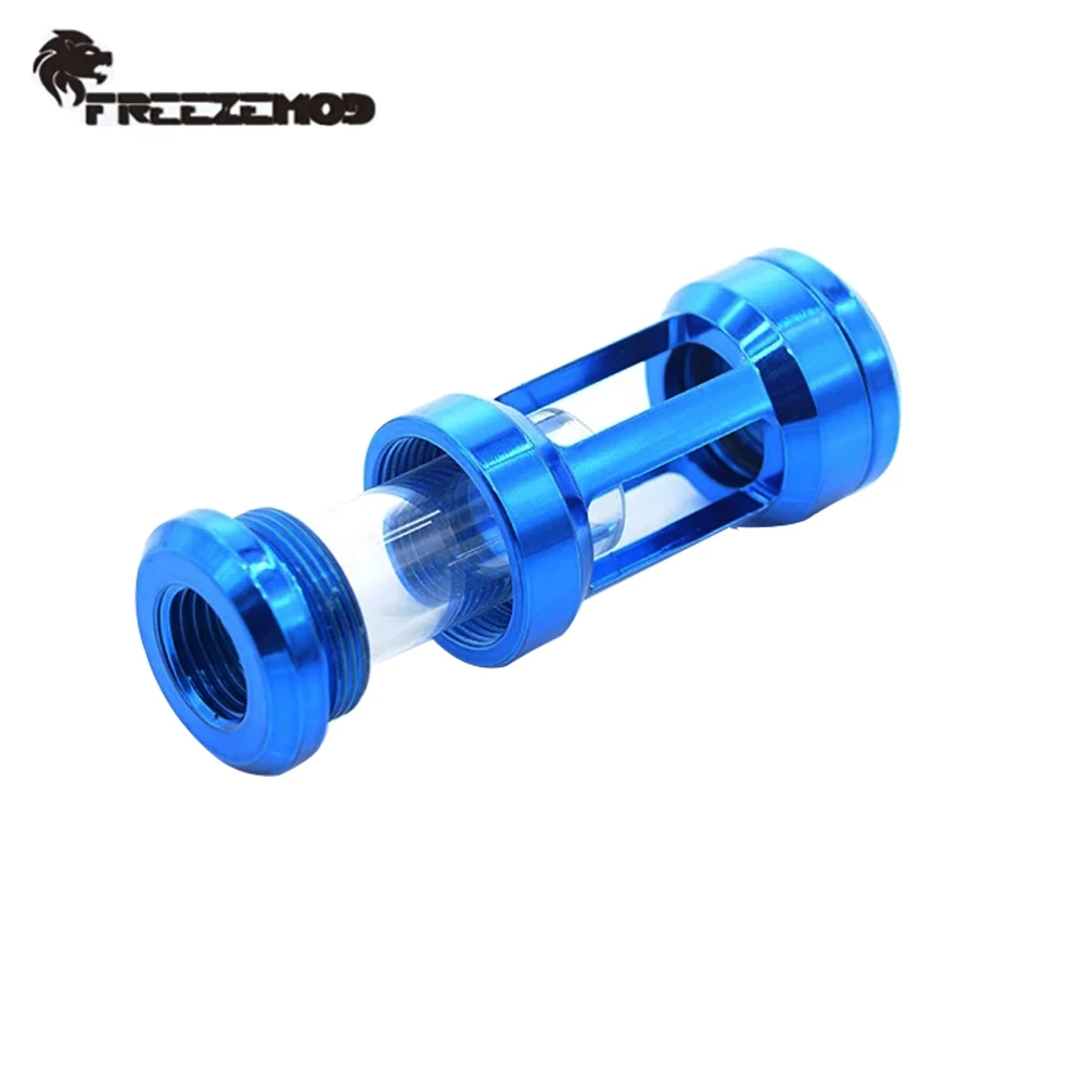FREEZEMOD G1/4 Copper Filter Double Internal Tooth Composite Large Visible Area For PC Water Cooling System MOD DIY Tool
