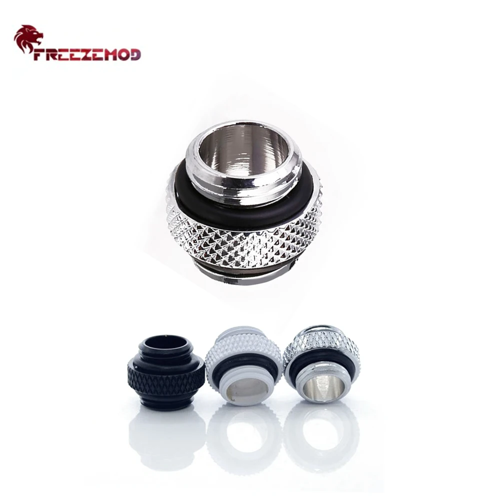 FREEZEMOD Mini Double Male Adapter Fitting Dual G1/4″ Thread Connection External MOD Computer pc water cooler HDS-DT10B