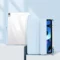 White ice blue