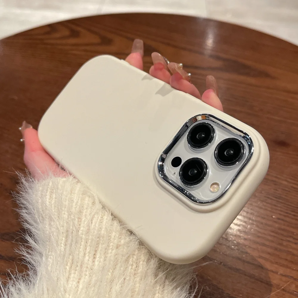 Luxury Shockproof Candy Soft Matte Silicone Phone Case For iphone 15 14 13 12 11 Pro Max Bumper White Black Purple Back Cover