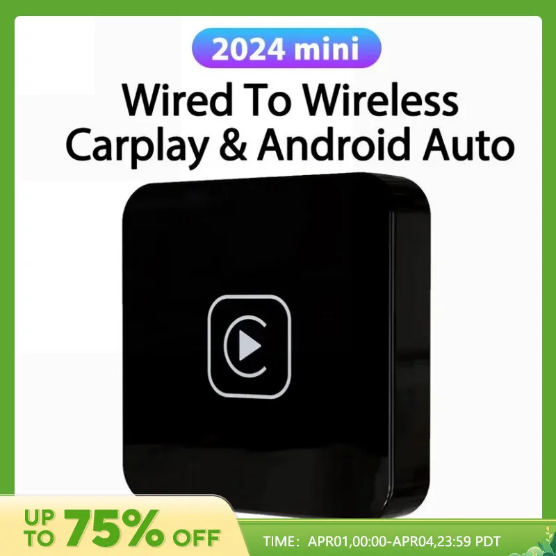 Mini Carplay&Auto Box Dongle Wired To Wireless For Audi Toyota Mazda Nissan Chevrolet Suzuki Subaru Kia Ford Opel Skoda Hyundai