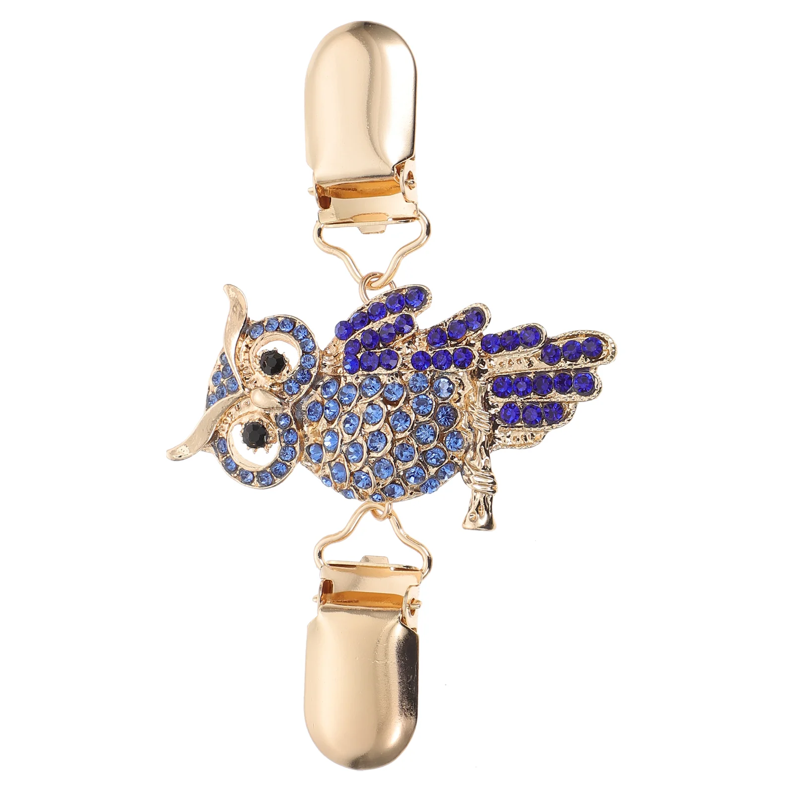 Owl Cardigan Clip Shirt Brooch Tie Up Sweater Lavalier Girl Dress Alloy Miss Women