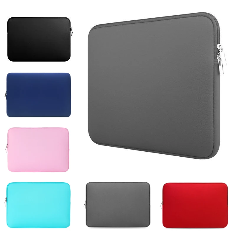 Soft Laptop Bag Sleeve For Huawei Xiaomi Hp Dell Lenovo Macbook Air 13 Case M1 M2 M3 2023 Pro 11 14 15 15.6 16 17″ Cases Cover
