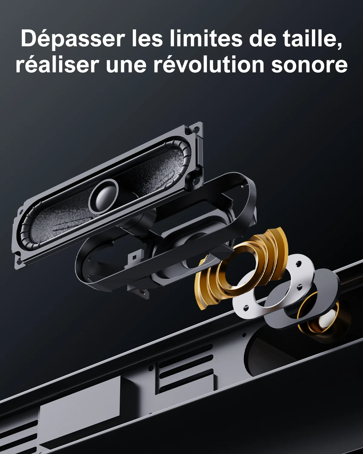 SOUNDBAR FÜR TV Wireless Subwoofer 2.1 ULTIMEA Nova S50 Bluetooth 5.3