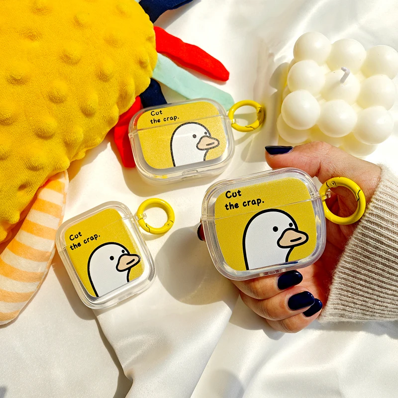 Yellow Duck Case for AirPods 2 3 Generation Cover for Apple AirPods Pro 2nd Gen Air Pods Protective Shell