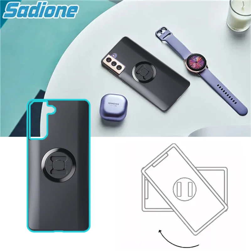 Mobile Phones Mount Cover For Samsung Galaxy S21+ Case Smartphone Connect Shell Motorcycle Accessories S 21+ Cell Phone Housing