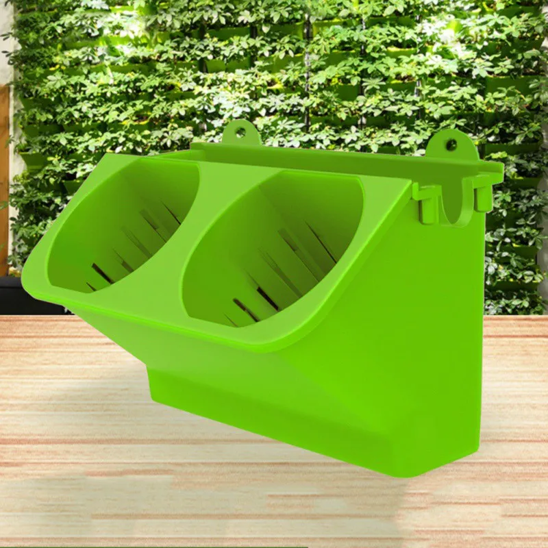 1PC Self Watering Flower Pot Vertical Garden Planter Pocket Wall-Mounted Succulents Plant Bonsai Pot Home Balcony Decoration