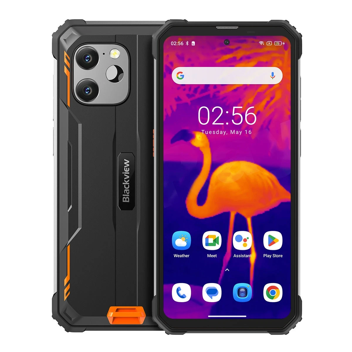 Blackview BV8900 IP68 Rugged Phone Thermal Imaging Camera 8GB+256GB 6.5″ Android 13 MTK Helio P90 NFC 4G Smartphone