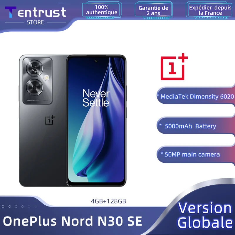 Global Version OnePlus Nord N30 SE 5G Smartphone MTK Dimensity 6020 6.72″ FHD+ Display 5000mAh 33W SUPERVOOC 50MP Main Camera