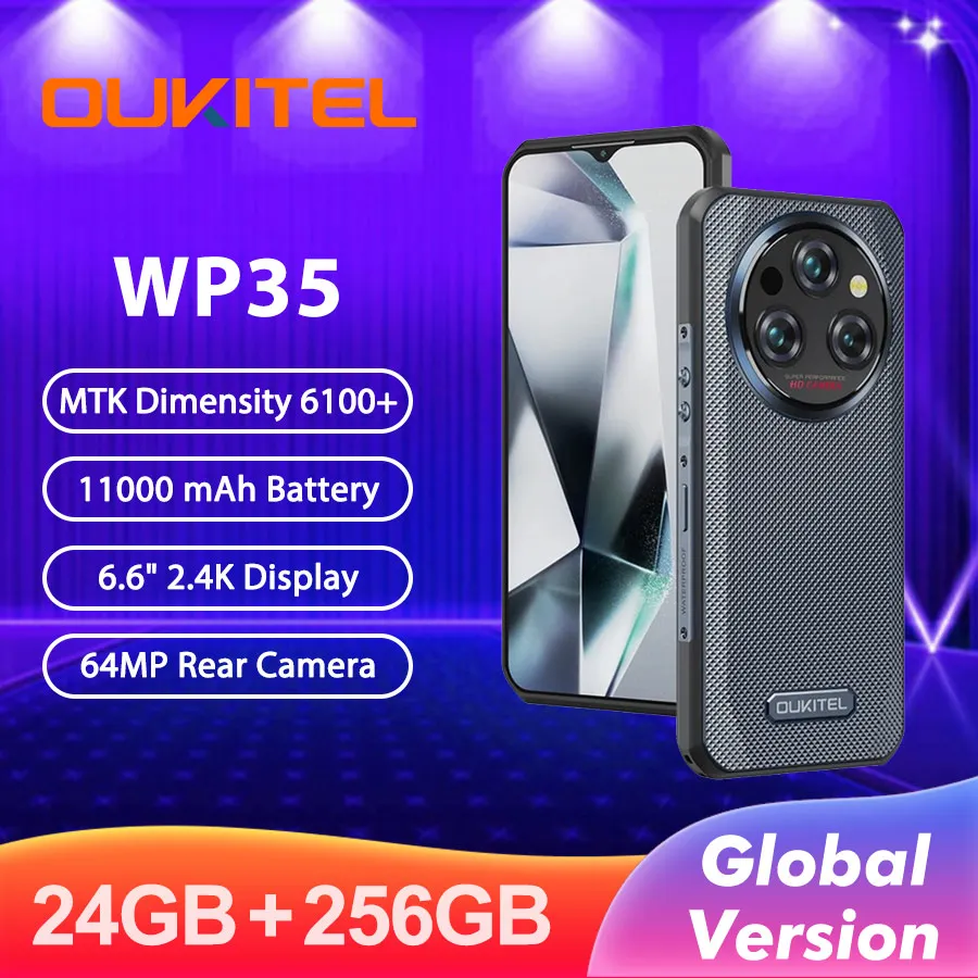 Global Version Oukitel WP35 5G Rugged Smartphone 6.6