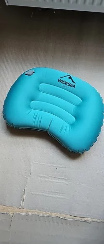 Widesea Portable Inflatable Pillow Camping Equipment Compressible Folding Air Cushion Outdoor Protective Tourism Sleeping Gear photo review