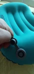 Widesea Portable Inflatable Pillow Camping Equipment Compressible Folding Air Cushion Outdoor Protective Tourism Sleeping Gear photo review
