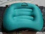 Widesea Portable Inflatable Pillow Camping Equipment Compressible Folding Air Cushion Outdoor Protective Tourism Sleeping Gear photo review