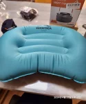 Widesea Portable Inflatable Pillow Camping Equipment Compressible Folding Air Cushion Outdoor Protective Tourism Sleeping Gear photo review