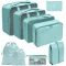9 pcs Lake Blue