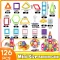 Mini size 126pcs