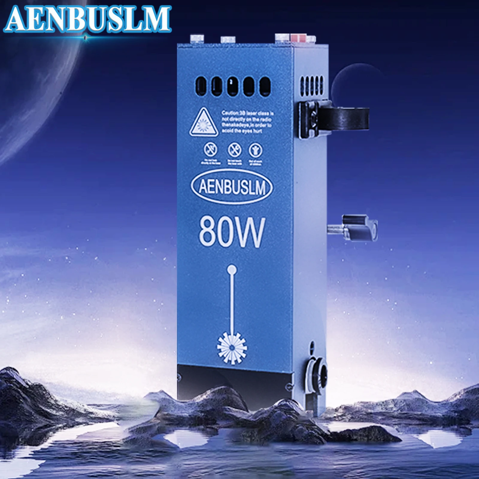 AENBUSLM 450nm 40W / 80W Laser Module 12V 24V Laser Engraving Head Woodworking Laser Engraver Cutting 3D Printer CNC Route Tools