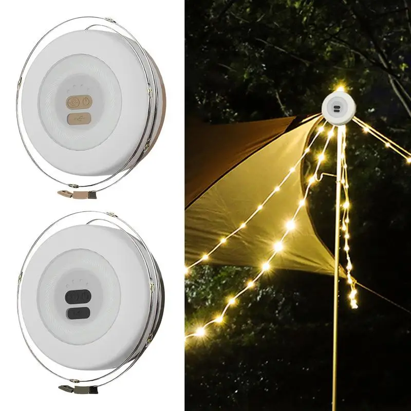 LED Atmosphere Strip IPX4 Waterproof Camping String Light 1800mAh Outdoor Emergency Flashlight 10M For Outdoor Garden