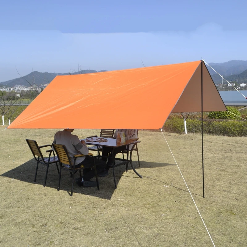 Waterproof Camping Tent Tarp Hammock Rain Fly Footprint Ground Cloth Shelter Sunshade Beach Picnic Blanket Mat for Outdoor
