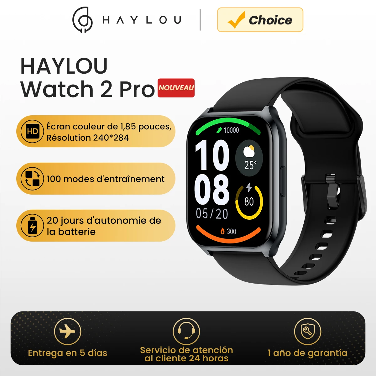 HAYLOU Watch 2 Pro (LS02 Pro) Smartwatch 1.85