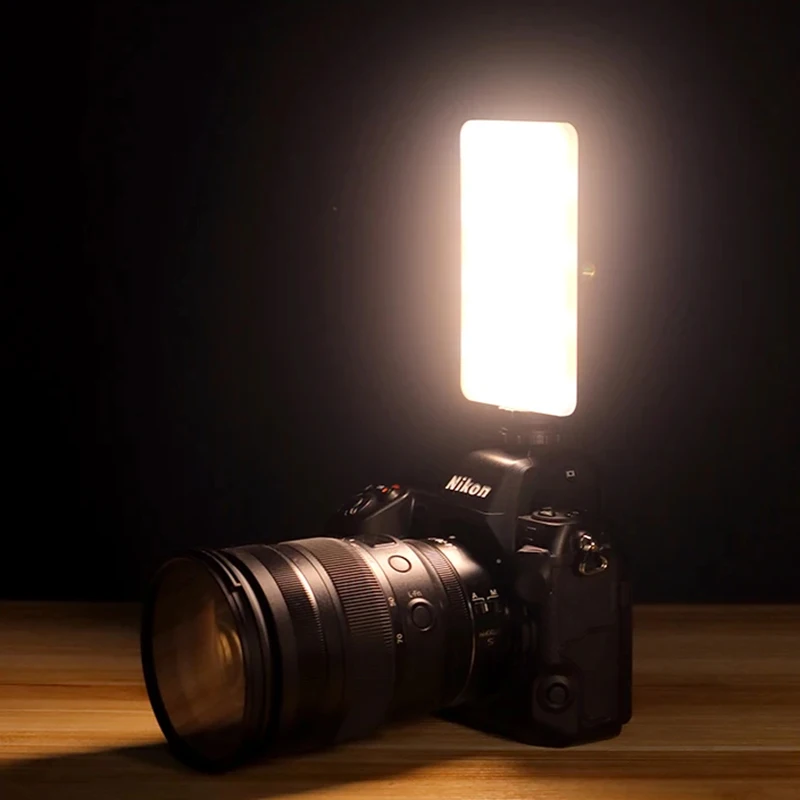 120 LED Selfie Light With Magnetic Clip - 3 Color Modes 2000mAh Rechargeable For Phone & Laptop