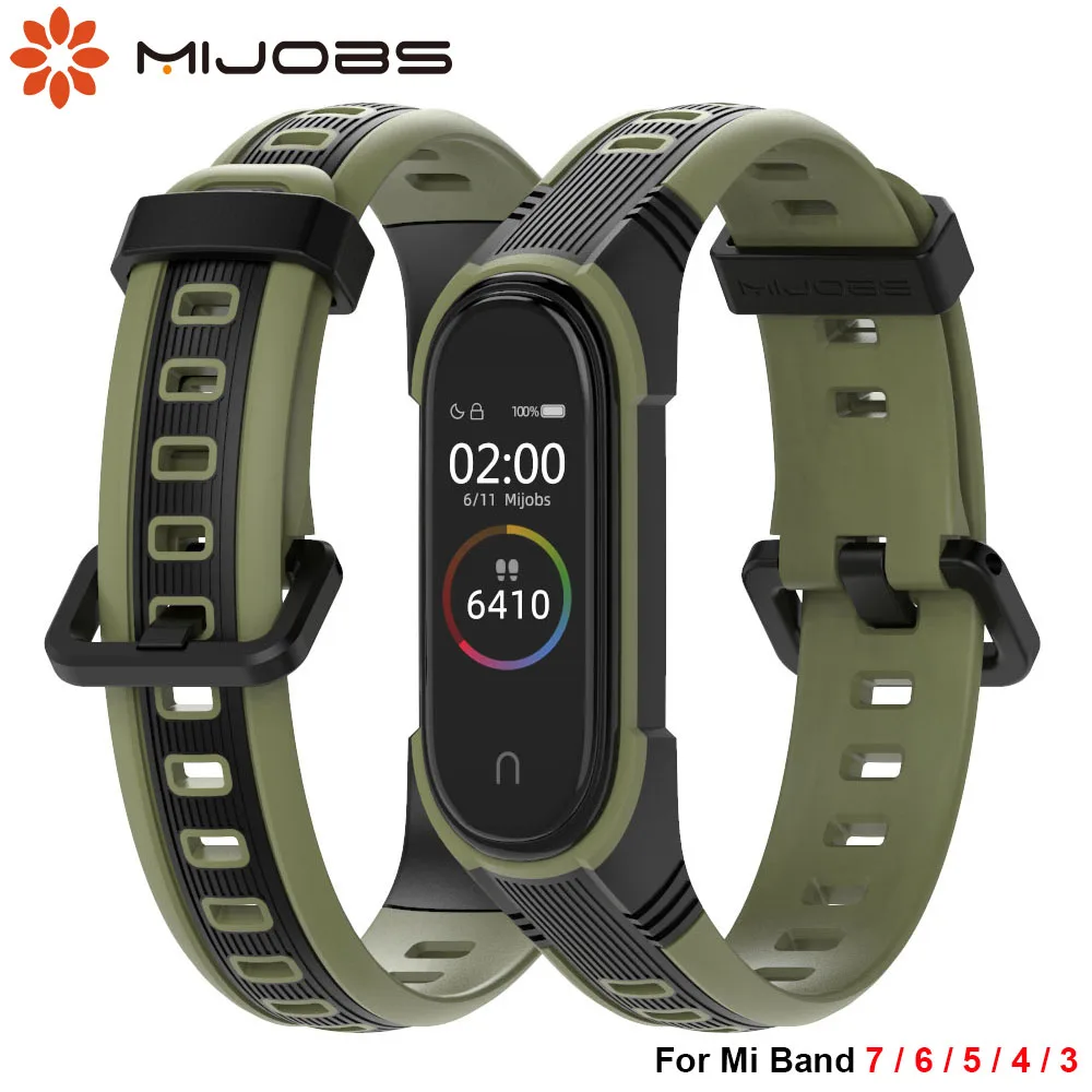 X shape For Xiaomi Mi Band 7 Strap 6 5 4 3 Wrist Bracelet Silicone Correa Mi band 7 6 Strap Wristband Accessories Mi Band7